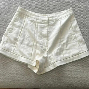 ALEXIS ivory Lenin shorts size XL